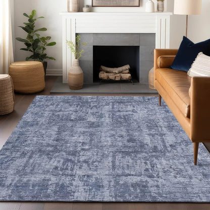 Mezzara Blue Washable Indoor - Outdoor Rug - LOOMLAN - LOOMLAN Rugs - Outdoor Rugs