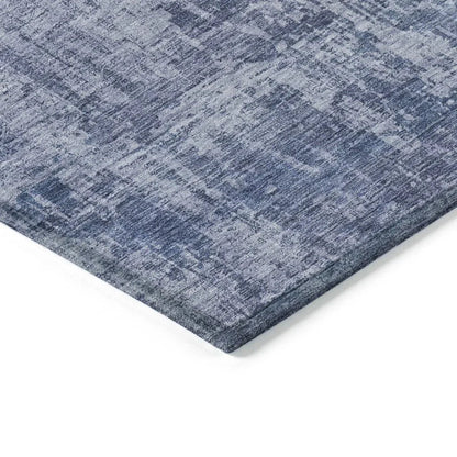 Mezzara Blue Washable Indoor - Outdoor Rug - LOOMLAN - LOOMLAN Rugs - Outdoor Rugs