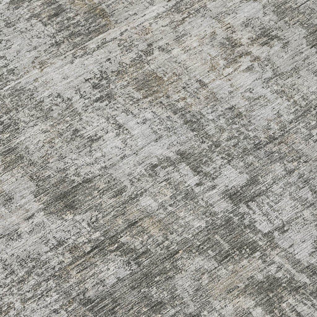 Mezzara Gray Washable Indoor - Outdoor Rug - LOOMLAN - LOOMLAN Rugs - Outdoor Rugs