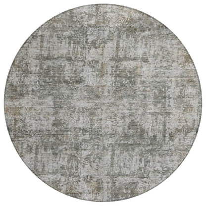 Mezzara Gray Washable Indoor - Outdoor Rug - LOOMLAN - LOOMLAN Rugs - Outdoor Rugs
