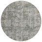 Mezzara Gray Washable Indoor - Outdoor Rug - LOOMLAN - LOOMLAN Rugs - Outdoor Rugs
