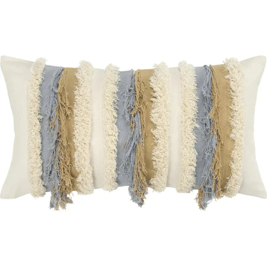 Mia Boho Lumbar Pillow For Chair - LOOMLAN - LOOMLAN - Throw Pillows