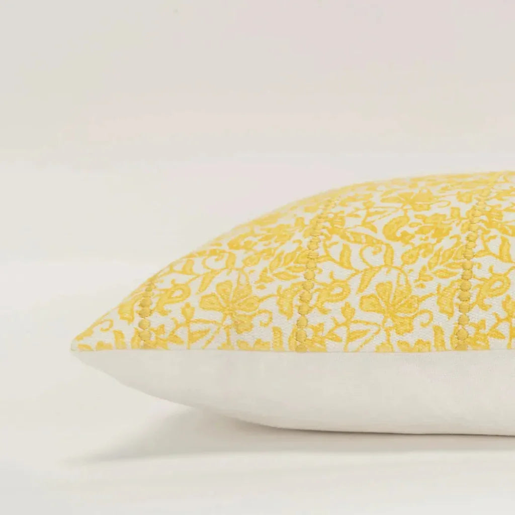 Mia Botanical Long Lumbar Pillow For Bed - LOOMLAN - LOOMLAN - Throw Pillows