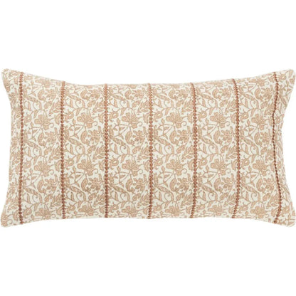 Mia Botanical Long Lumbar Pillow For Bed - LOOMLAN - LOOMLAN - Throw Pillows