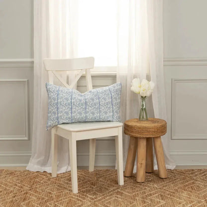 Mia Botanical Long Lumbar Pillow For Bed - LOOMLAN - LOOMLAN - Throw Pillows