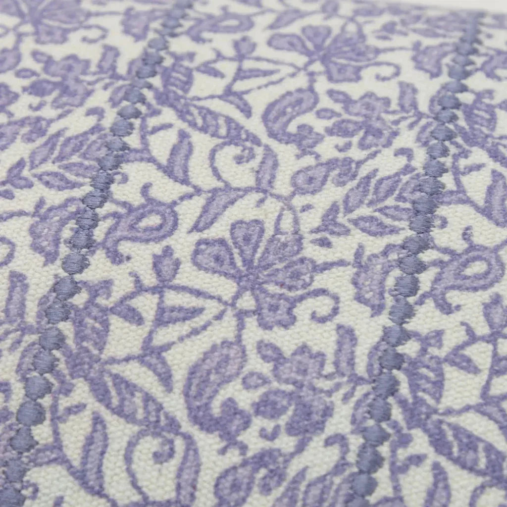 Mia Botanical Long Lumbar Pillow For Bed - LOOMLAN - LOOMLAN - Throw Pillows