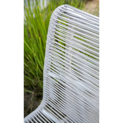 Miami Aluminum Armless Outdoor Club Chair-Outdoor Accent Chairs-Sunset West-LOOMLAN