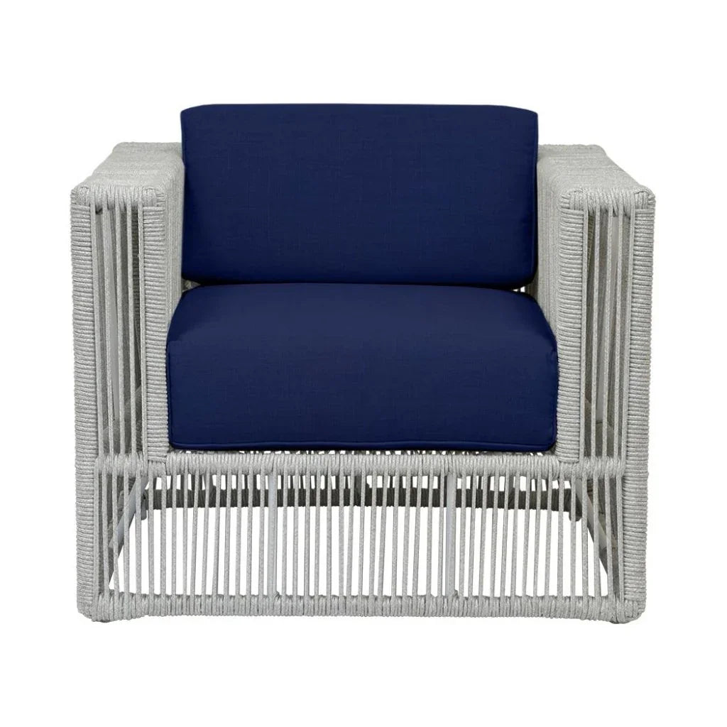 Miami Sunbrella Comfort Outdoor Club Chair-Outdoor Accent Chairs-Sunset West-LOOMLAN