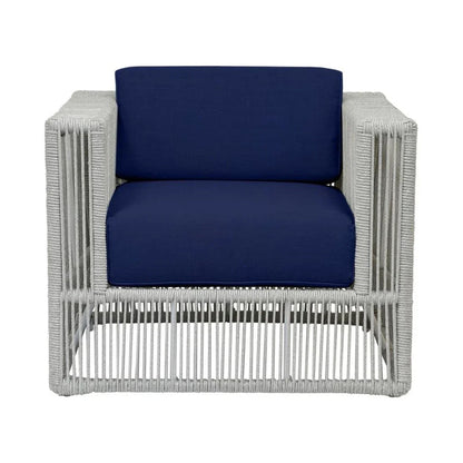 Miami Sunbrella Comfort Outdoor Club Chair-Outdoor Accent Chairs-Sunset West-LOOMLAN