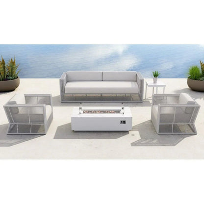 Miami Sunbrella Comfort Outdoor Club Chair-Outdoor Accent Chairs-Sunset West-LOOMLAN