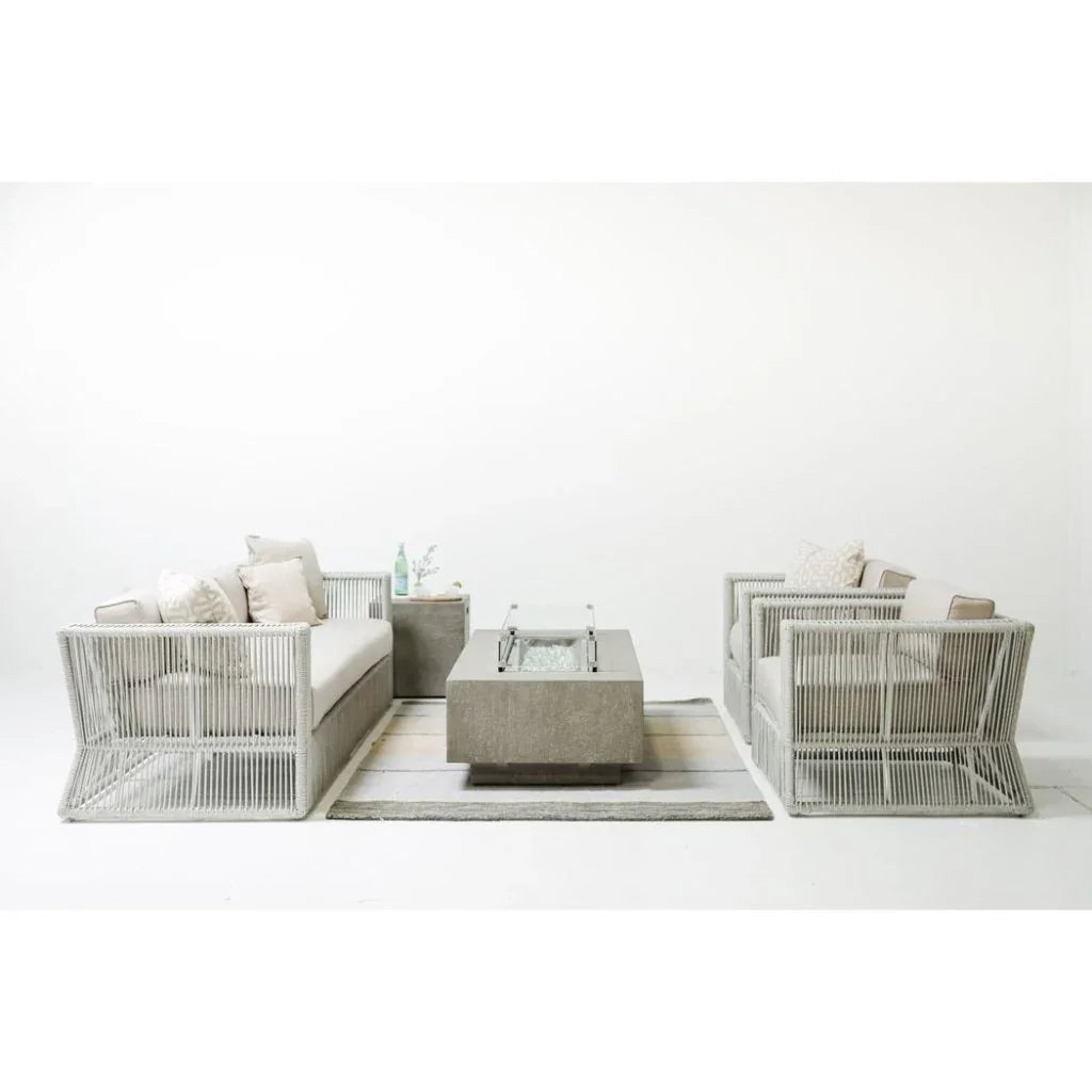 Miami Sunbrella Comfort Outdoor Club Chair-Outdoor Accent Chairs-Sunset West-LOOMLAN