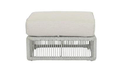 Miami Sunbrella Plush Outdoor Ottoman-Outdoor Ottomans-Sunset West-LOOMLAN