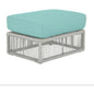 Miami Sunbrella Plush Outdoor Ottoman-Outdoor Ottomans-Sunset West-Dupione Celeste-LOOMLAN