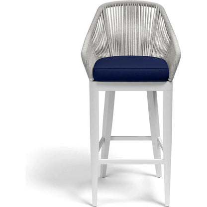 Miami Sunbrella Weatherproof Outdoor Bar Stool-Outdoor Bar Stools-Sunset West-LOOMLAN