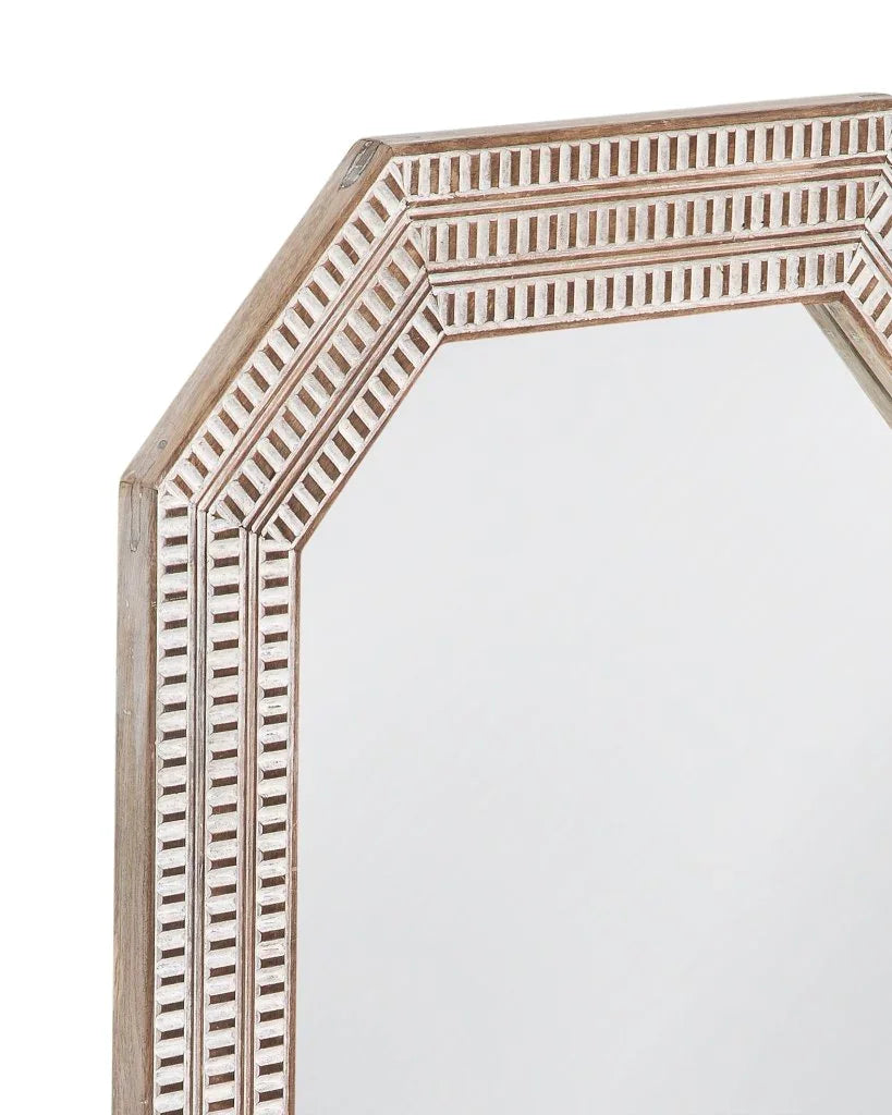 Michael White Geometric Design Wall Mirror - LOOMLAN - Bassett Mirror - Wall Mirrors