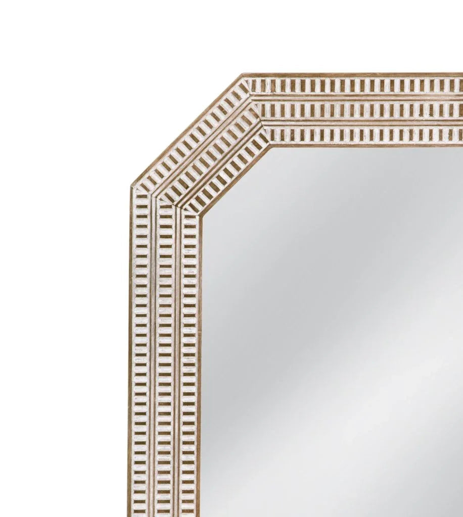 Michael White Geometric Design Wall Mirror - LOOMLAN - Bassett Mirror - Wall Mirrors
