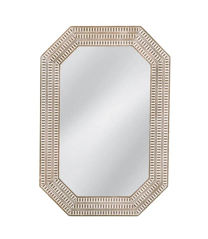Michael White Geometric Design Wall Mirror - LOOMLAN - Bassett Mirror - Wall Mirrors