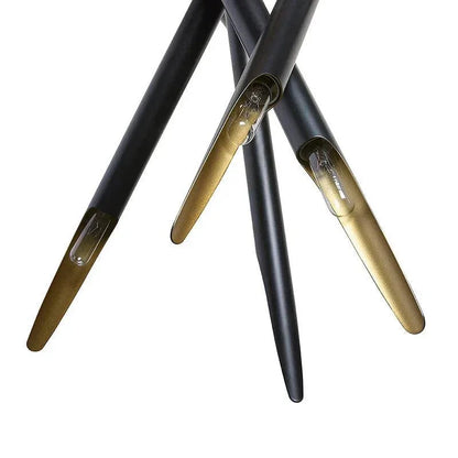 Mid - Century SERWIN Chandelier Black & Gold - LOOMLAN - SUNPAN - Chandeliers