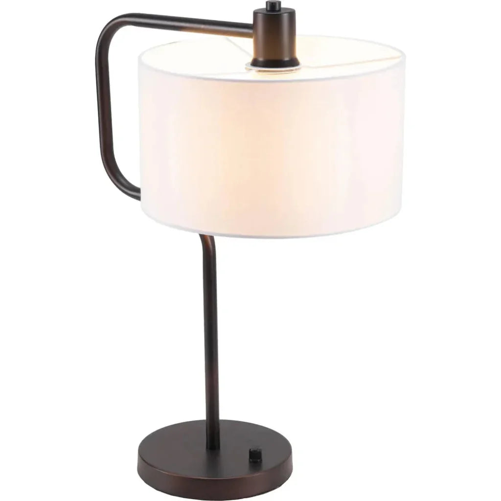 Middlemist Table Lamp White - LOOMLAN - Zuo Modern - Table Lamps