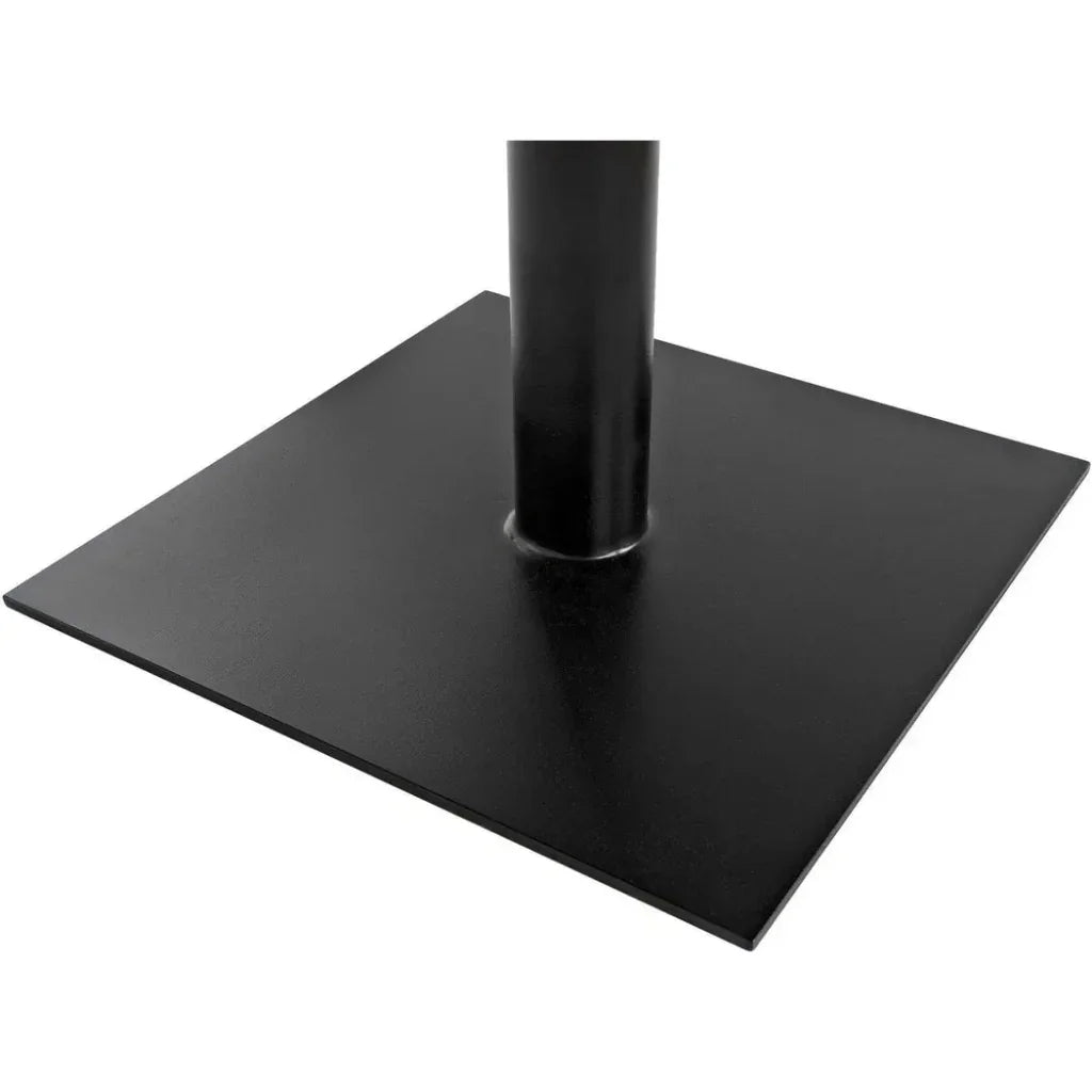 Mies Side Table, Black Steel - LOOMLAN - Noir - Side Tables