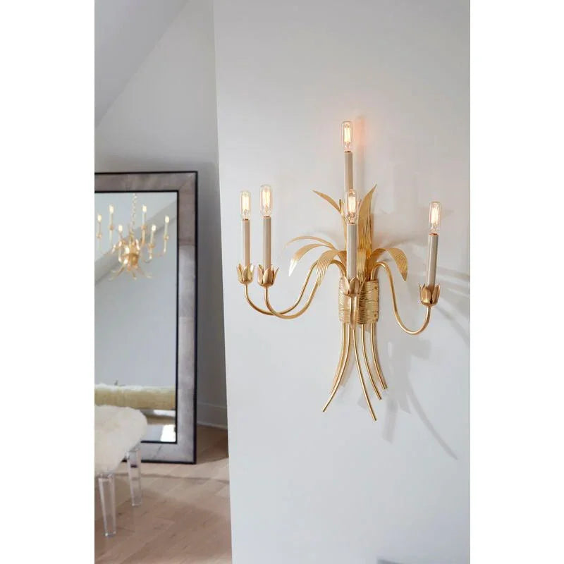 Mignon Iron Made Golden Wall Sconce - LOOMLAN - Wildwood - Wall Sconces