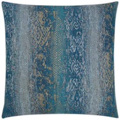 Mikadoon Peacock Blue Throw Pillow Insert - LOOMLAN - D.V. Kap - Throw Pillows