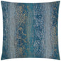 Mikadoon Peacock Blue Throw Pillow Insert - LOOMLAN - D.V. Kap - Throw Pillows