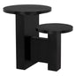 Mikasa Hand Rubbed Black Wooden Side Table - LOOMLAN - Noir - Side Tables