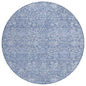 Mila Blue Washable Indoor-Outdoor Rug-Outdoor Rugs-LOOMLAN Rugs-8' x 8'-LOOMLAN