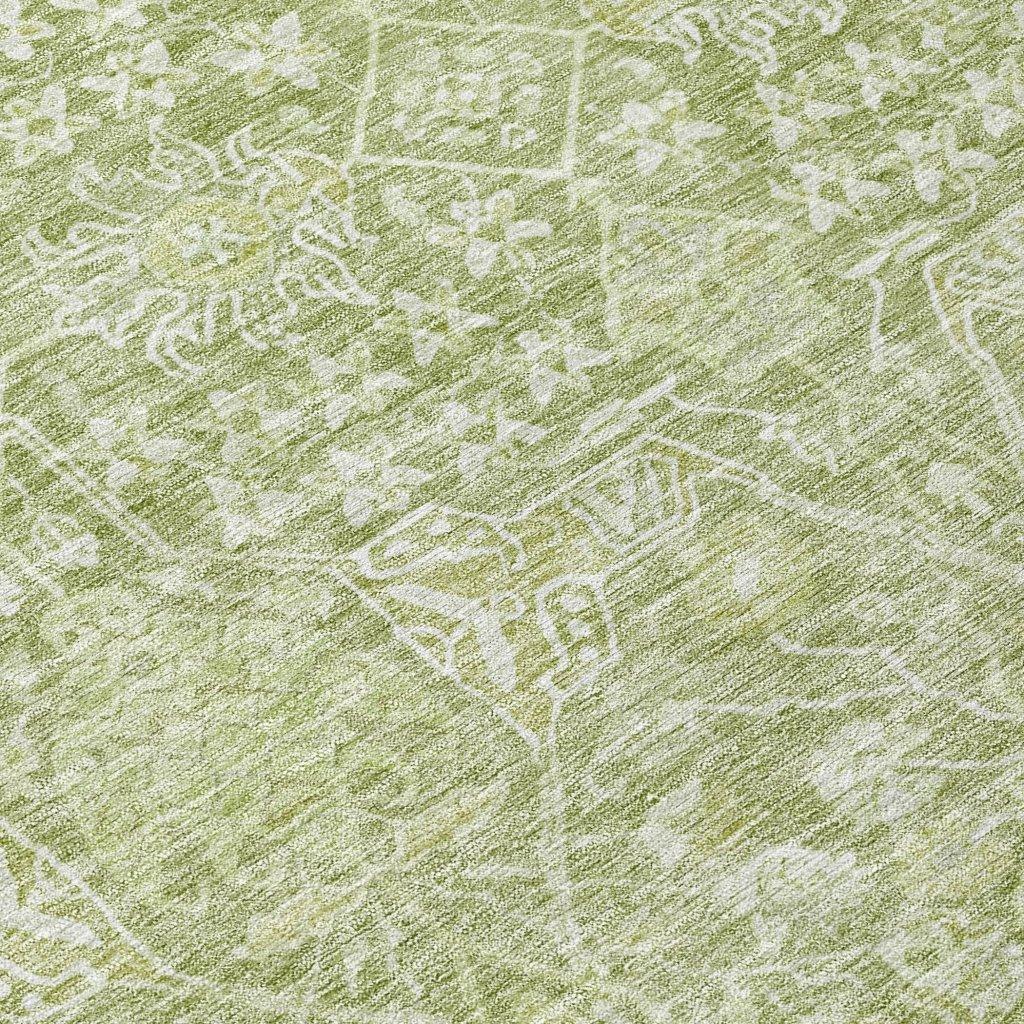 Mila Green Washable Indoor-Outdoor Rug-Outdoor Rugs-LOOMLAN Rugs-LOOMLAN
