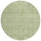 Mila Green Washable Indoor-Outdoor Rug-Outdoor Rugs-LOOMLAN Rugs-8' x 8'-LOOMLAN