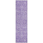 Mila Purple Washable Indoor-Outdoor Rug-Outdoor Rugs-LOOMLAN Rugs-2'3" x 7'6"-LOOMLAN