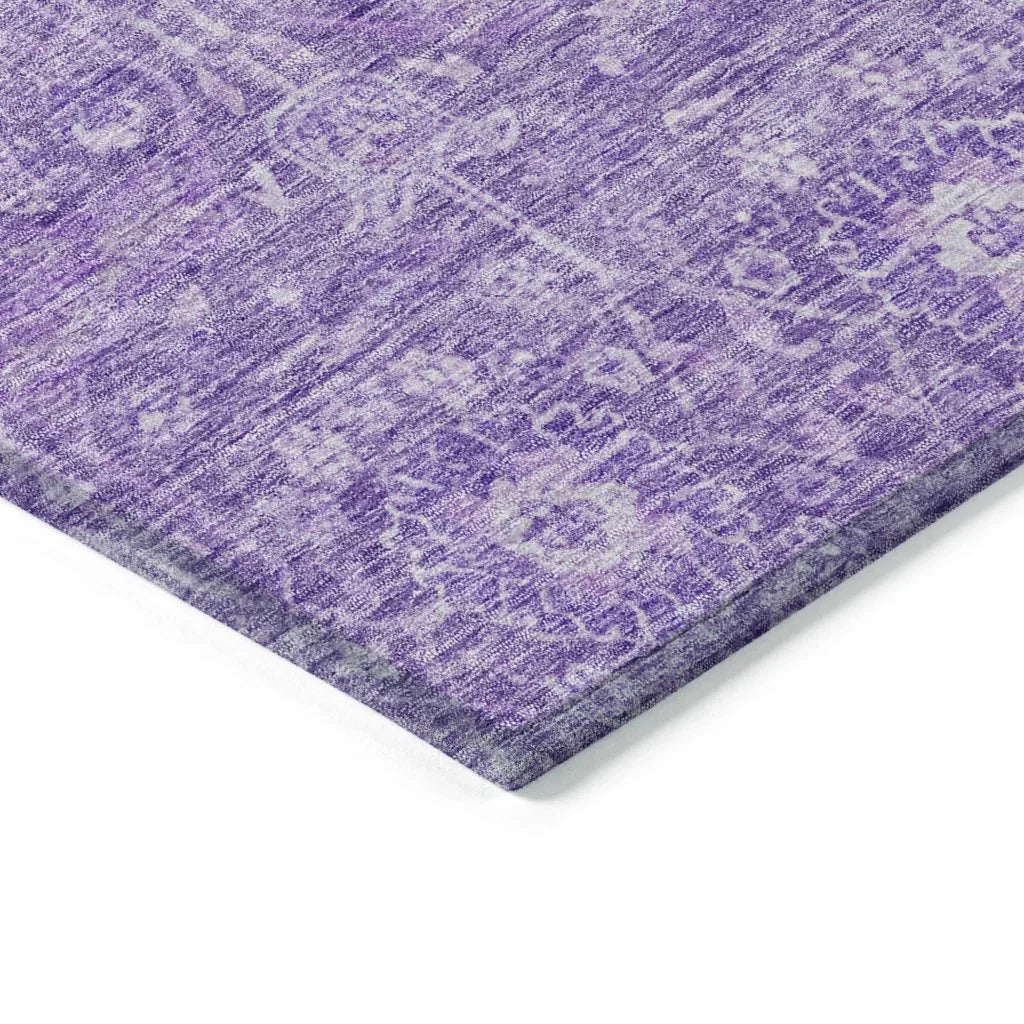 Mila Purple Washable Indoor-Outdoor Rug-Outdoor Rugs-LOOMLAN Rugs-LOOMLAN