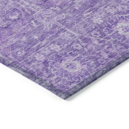 Mila Purple Washable Indoor-Outdoor Rug-Outdoor Rugs-LOOMLAN Rugs-LOOMLAN