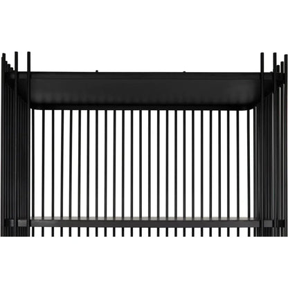Mila Steel Black Etagere-Etageres-Noir-LOOMLAN