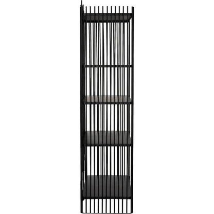 Mila Steel Black Etagere-Etageres-Noir-LOOMLAN