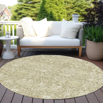 Mila Taupe Washable Indoor-Outdoor Rug-Outdoor Rugs-LOOMLAN Rugs-LOOMLAN
