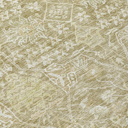 Mila Taupe Washable Indoor-Outdoor Rug-Outdoor Rugs-LOOMLAN Rugs-LOOMLAN