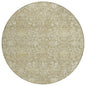 Mila Taupe Washable Indoor-Outdoor Rug-Outdoor Rugs-LOOMLAN Rugs-8' x 8'-LOOMLAN