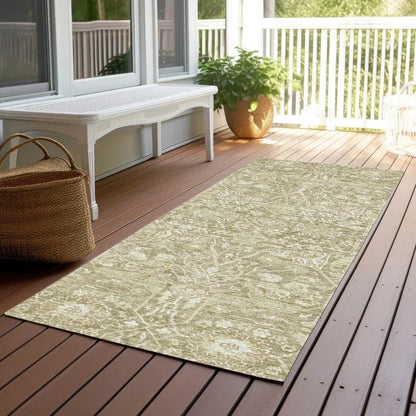Mila Taupe Washable Indoor-Outdoor Rug-Outdoor Rugs-LOOMLAN Rugs-LOOMLAN