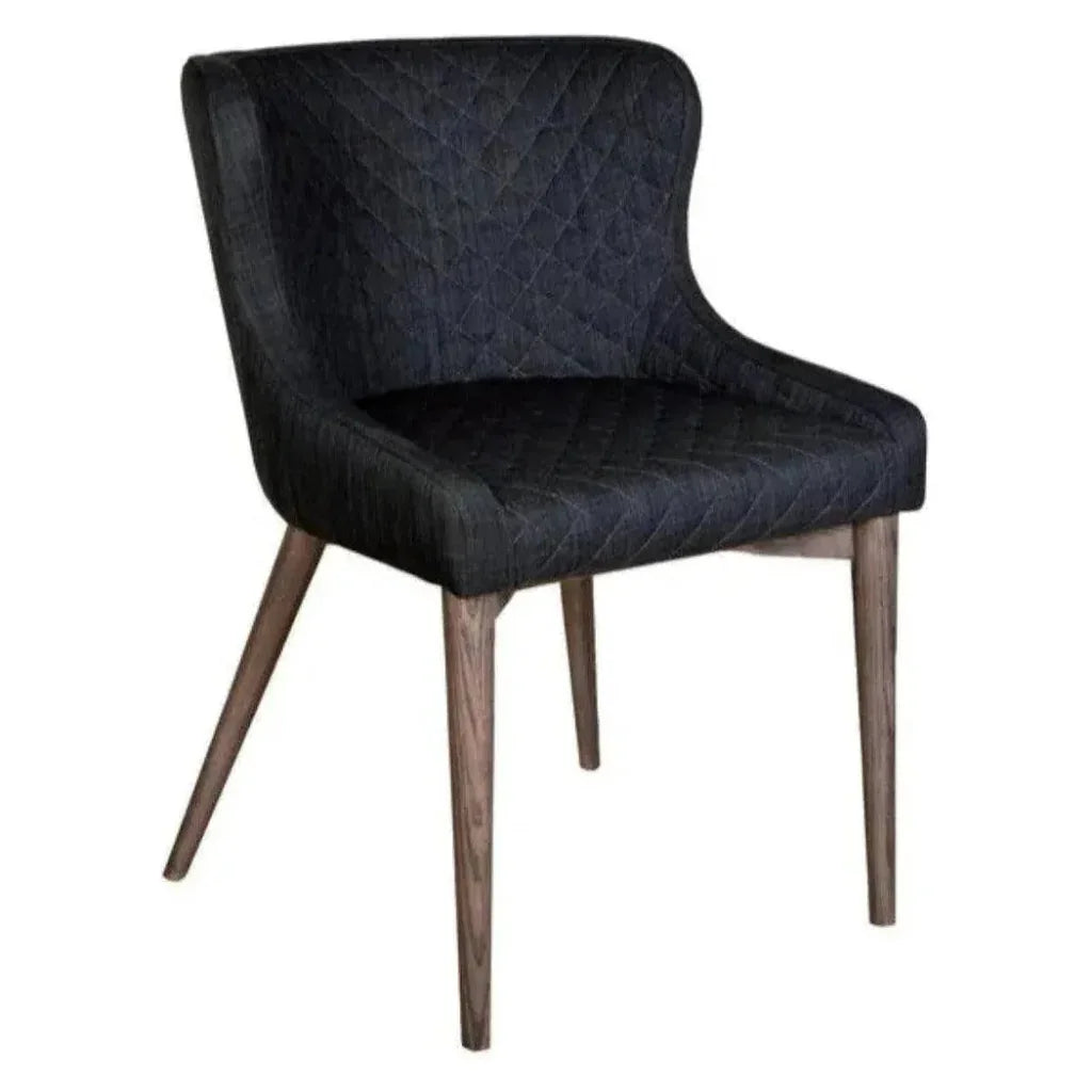 Mila Wood Full Back Armless Dining Chair 2PC - LOOMLAN - LH Imports - Dining Chairs