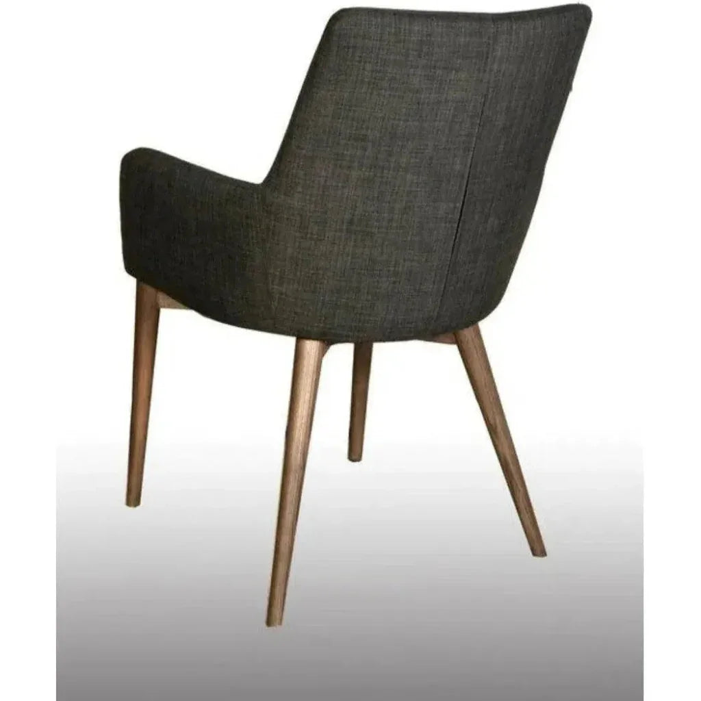 Mila Wood Full Back Armless Dining Chair 2PC - LOOMLAN - LH Imports - Dining Chairs