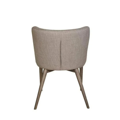 Mila Wood Full Back Armless Dining Chair 2PC - LOOMLAN - LH Imports - Dining Chairs