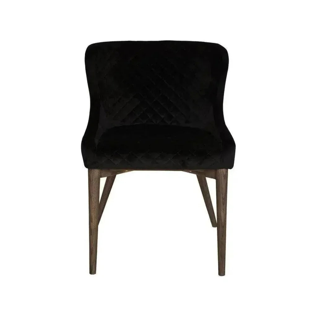 Mila Wood Full Back Armless Dining Chair 2PC - LOOMLAN - LH Imports - Dining Chairs