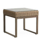 Milan 25" Square End Table Premium Wicker Furniture - LOOMLAN - Lloyd Flanders - Outdoor Side Tables