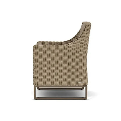 Milan Dining Armchair Premium Wicker Furniture Made USA-Outdoor Dining Chairs-Lloyd Flanders-LOOMLAN