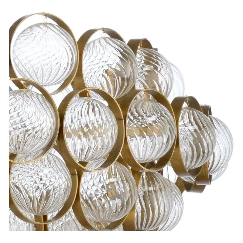 Milan Glass Ornaments Made Chandelier - LOOMLAN - Chelsea House - Chandeliers