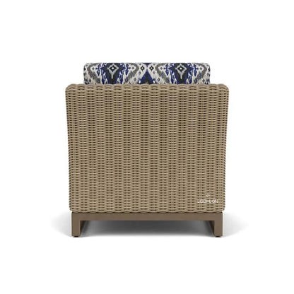 Milan Lounge Chair Premium Wicker Furniture Made USA-Outdoor Lounge Chairs-Lloyd Flanders-LOOMLAN