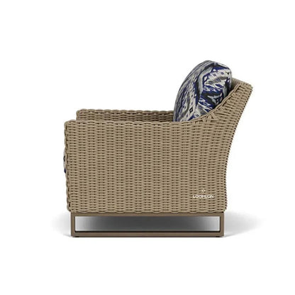 Milan Lounge Chair Premium Wicker Furniture Made USA-Outdoor Lounge Chairs-Lloyd Flanders-LOOMLAN
