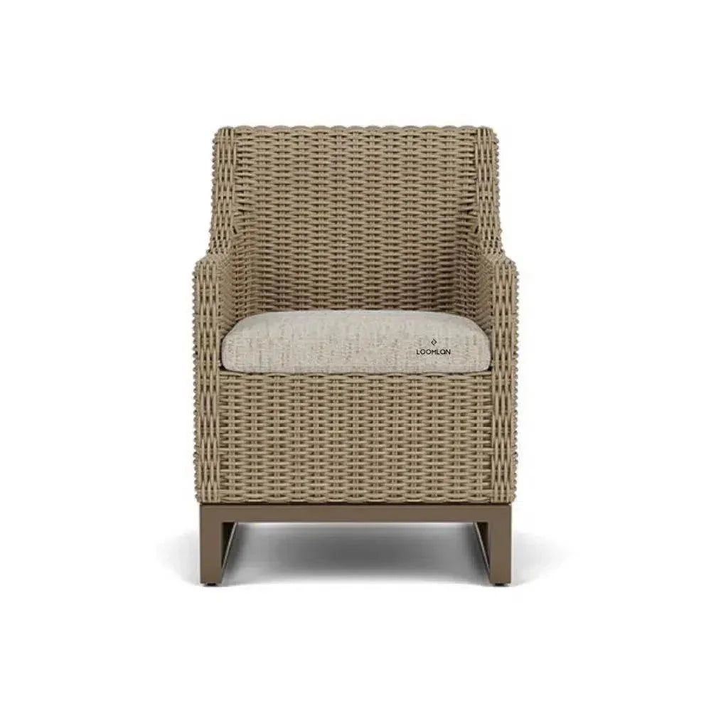 Milan Outdoor Replacement Cushion For Dining Armchair-Outdoor Replacement Cushions-Lloyd Flanders-LOOMLAN